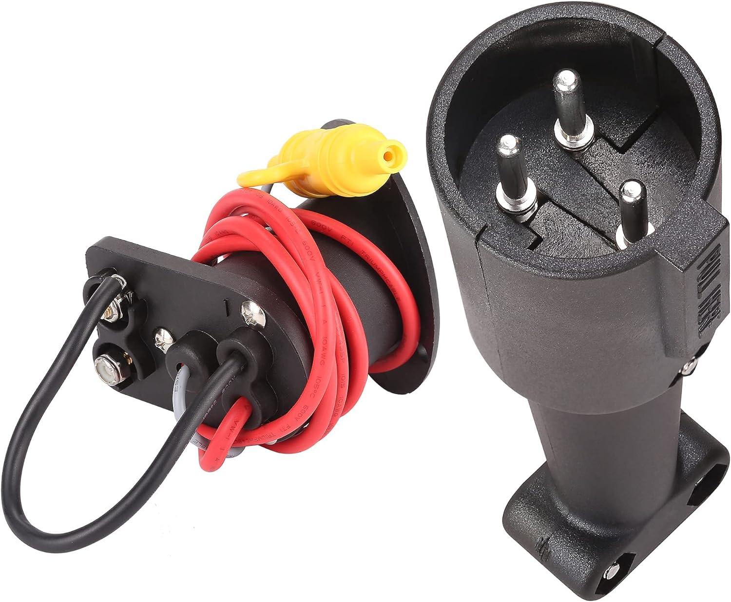 Conector y Receptaculo 3 Pin CCAR 48V